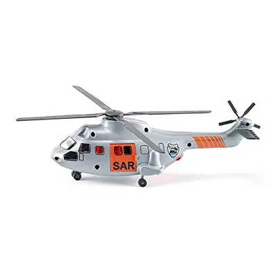 2527, SAR Transport Helicopter, 1:50, Metal/Plastic, Silver, Incl. stretcher and toy figure for 