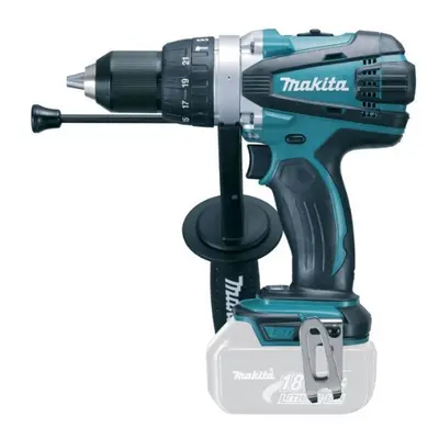 Makita DHP458Z 18V LXT Speed Combi Drill (Body Only), V, Blue