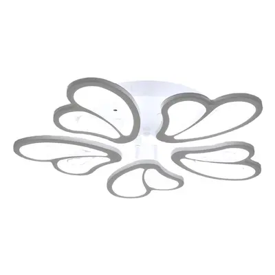 (White, Stepless Dimming) AC220V-240V 60CM Nordic Style Living Room Ceiling Light Creative Fashi