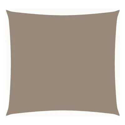 vidaXL Sunshade Sail Oxford Fabric Square 7x7 m Taupe Patio Shade Sunscreen