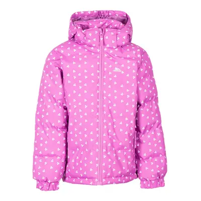 (5-6 Years, Deep Pink) Trespass Girls Combine Padded Jacket