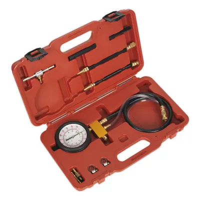 Fuel Injection Pressure Test Kit - Dual Scale Gauge - Pressure Release Valve