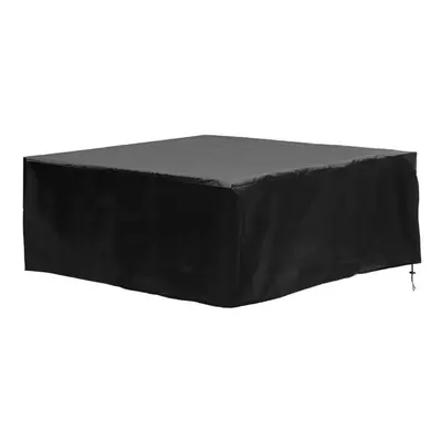 (Silver) 280x280x80cm 210D Polyester Anti-Dust Sofa Barbecue Stove Furniture Waterproof Cover Bl