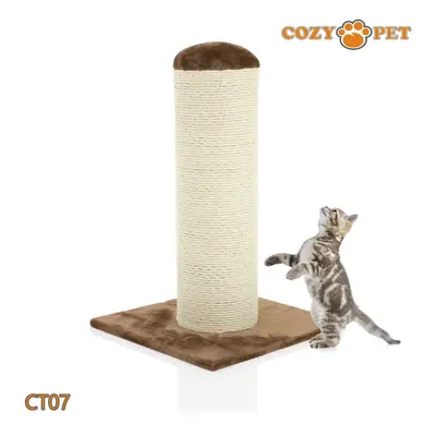 Cat Scratching Post By Cozy Pet Cat Tree Sisal Kitten Cat Trees - CT07-Choc