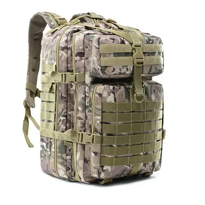 (CP Camouflage) 45L Tactical Army Military 3D Molle Assault Rucksack Backpack Outdoor Hiking Cam