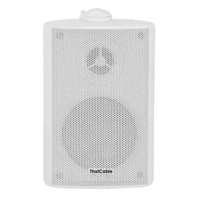 5.25" 100V 8Ohm Outdoor Weatherproof Speaker White 90W IP54 Rated Background