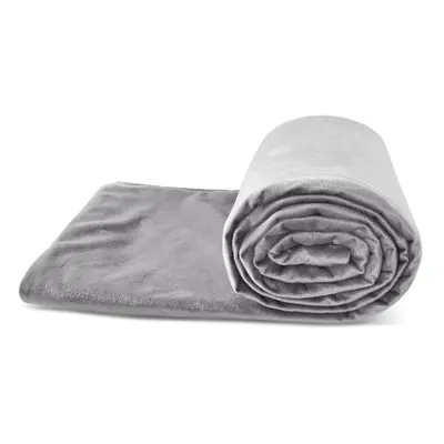 (Light Grey Cover, 150x200cM 9kg) 6.8kg/9kg Weighted Cotton Blanket For Adult, Full and Queen Si