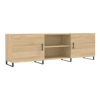 (sonoma oak) vidaXL TV Cabinet TV Console Sideboard Media Console White Engineered Wood