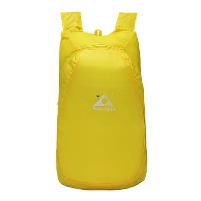 (Yellow) Lightweight Packable Backpack Foldable Ultralight Outdoor Handy Travel Daypack Waterpro