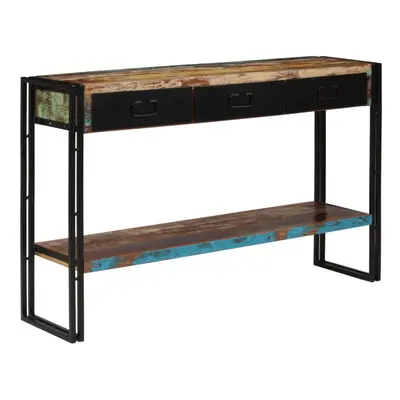 vidaXL Solid Reclaimed Wood Console Table 120x30x76cm Telephone Stand Desk