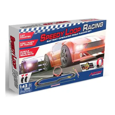 DI803004 Artin Slot Set | 4.3m Player Track with Muscle Speed Adults and Kids Electric Car Toys 