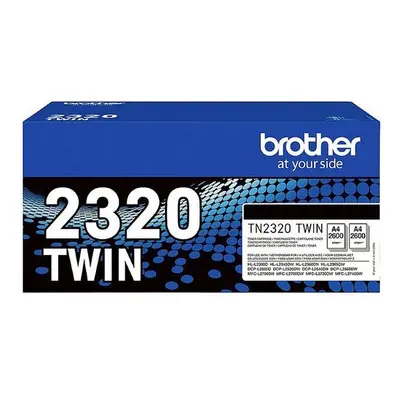 Brother TN2320TWIN PK Bk Toner Cart