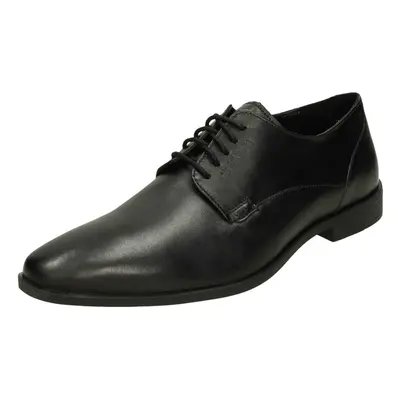 (Black, UK 9) Mens Hush Puppies Smart Lace Up Shoes Ezra