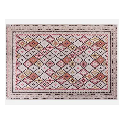 Cotton Area Rug x cm Multicolour ANADAG