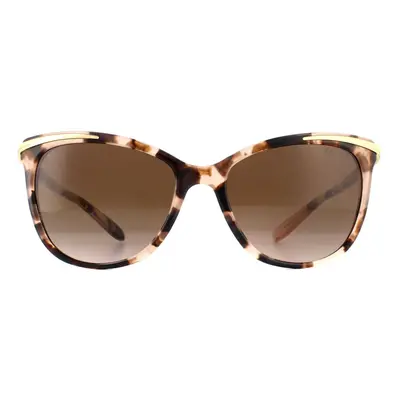 Ralph by Ralph Lauren Sunglasses 146313 Pink Tortoise Dark Brown Gradient