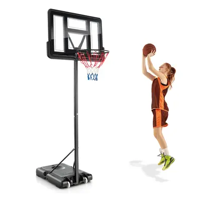 Height Adjustable Basketball Hoop Basketball Goal with Fillable Base