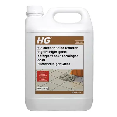 HG Tile Cleaner Shine Restorer 17, Universal Highly Concentrated Mopping Formula for Tiled Natur