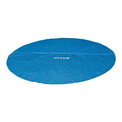 Intex Solar Pool Cover Pool Protector Pool Safety Cover Blue Polyethylene