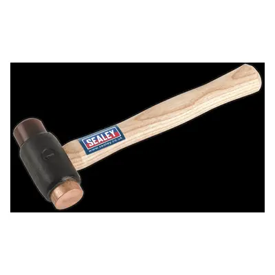 Copper/Rawhide Faced Hammer 1.5lb Hickory Shaft