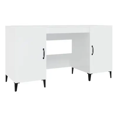 (High gloss white) vidaXL Desk Engineered Wood Office Computer Study Writing Desk Multi Colours