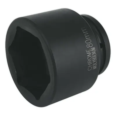 80mm Forged Impact Socket - Inch Sq Drive - Chromoly Impact Wrench Socket