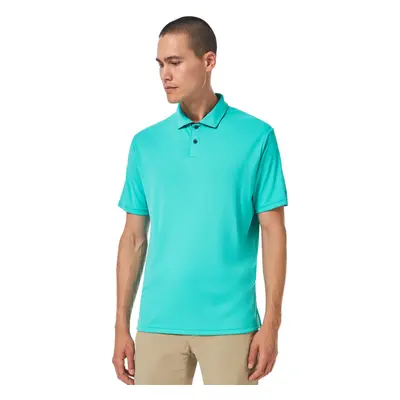 (M, Light Emerald) Oakley Mens Oakley Divisional Hydrolix Stretch Golf Polo Shirt