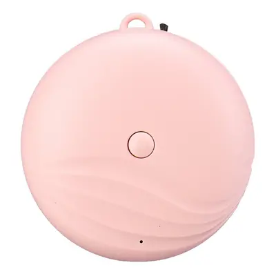 (Pink) Wearable Necklace Air Purifier Mini Portable Noise Low Negative Ion Generator