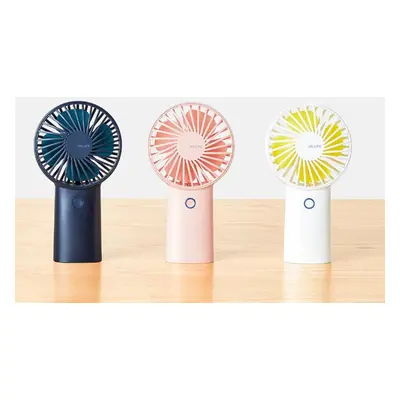 (Pink, L) Mini Handheld Fan 4000/5000mAh USB Rechargeable Aromatherapy Desk Fan Camping Travel