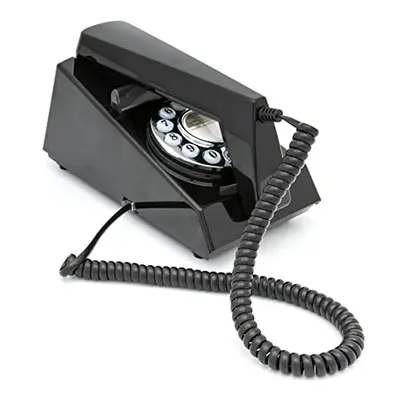 Trim Phone, Push Button Retro Landline Corded Telephone, Authentic Bell Ring for Home, Hotels-(B