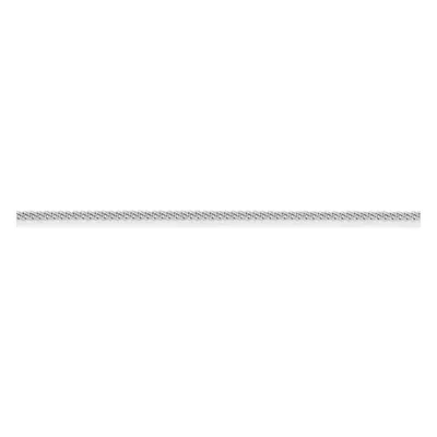 (20) Jewelco London 9ct White Gold Diamond-Cut Curb Pendant Chain Necklace - 2.1mm