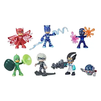 PJ Masks Hero and Villain Figure Set Preschool Toy, PJ Masks Action Figures with Accessories, Ag