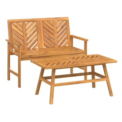 vidaXL Garden Lounge Set Garden Furniture Set Bench Piece Solid Wood Acacia