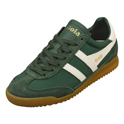 (3) Gola Tornado Womens Fashion Trainers in Green Off White