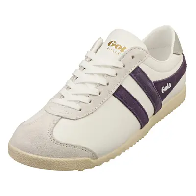 (4) Gola Bullet Pure Womens Casual Trainers in White Plum