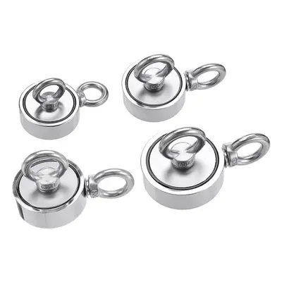 (67mm) 48/60/67/75mm Double Ring Neodymium Recovery Magnet Circular Ring Hook Steel Hunting Fish