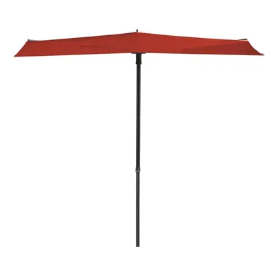 Madison Balcony Parasol "Sun Wave" 270x150 cm Brick Red