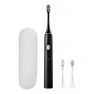 (Black) Smart Electric Vibrator Toothbrush Ultrasonic Whitening Teeth