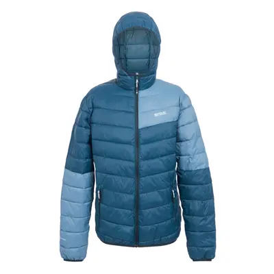 (L, Moonlight Denim/Coronet Blue) Regatta Mens Hillpack II Colour Block Padded Jacket