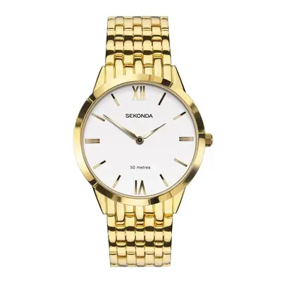 Sekonda Men's Fashion Gold Bracelet Watch