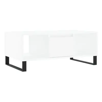 (white) vidaXL Coffee Table Side Table End Accent Telephone Sofa Table Engineered Wood