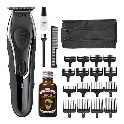 Wahl Beard Trimmer Men, Aqua Blade Hair Trimmers for Men with Beard Oil ml, Stubble Trimmer, Mal