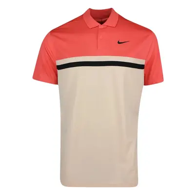 (M, Magic Ember/Artic Orange/Black) Nike Mens Victory Colour Block Dri-FIT Polo Shirt