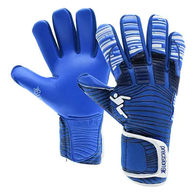 Size 9.5 Professional ADULT Goal Keeping Gloves - ELITE 2.0 Blue Keeper Glove