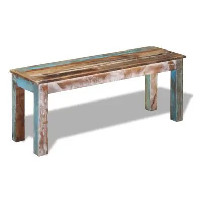 (110 x x cm) vidaXL Bench Solid Reclaimed Wood Outdoor Garden Seat 110x35x45cm/160x35x46cm