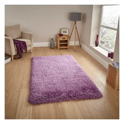 (150x230cm) Montana Shaggy Rugs in Lilac Small Large Thick Soft Plain Pile Luxury Mats