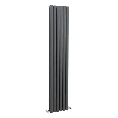 Vertical Double Panel Radiator - 1800mm x 354mm - BTU - Anthracite- Balterley