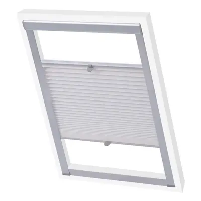 vidaXL Pleated Blinds White U08/808 Window Blackout Roller Sunscreen Shade