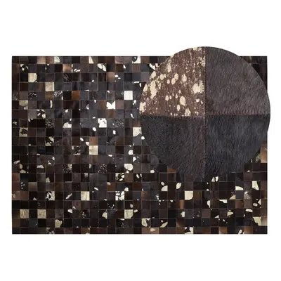 Cowhide Area Rug x cm Brown BANDIRMA