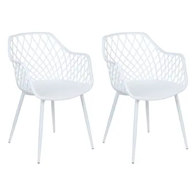 Set of Dining Chairs NASHUA II White