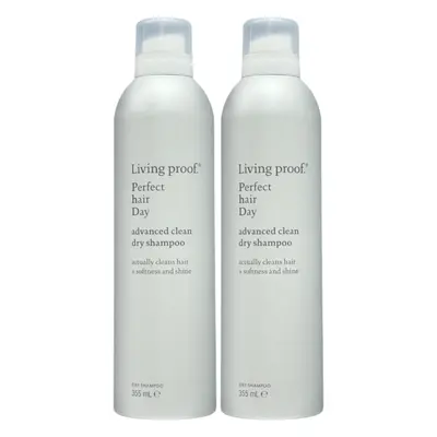 Living Proof Perfect Hair Day Advance Clean Dry Shampoo Jumbo 9.9 Oz (Pack of 2)